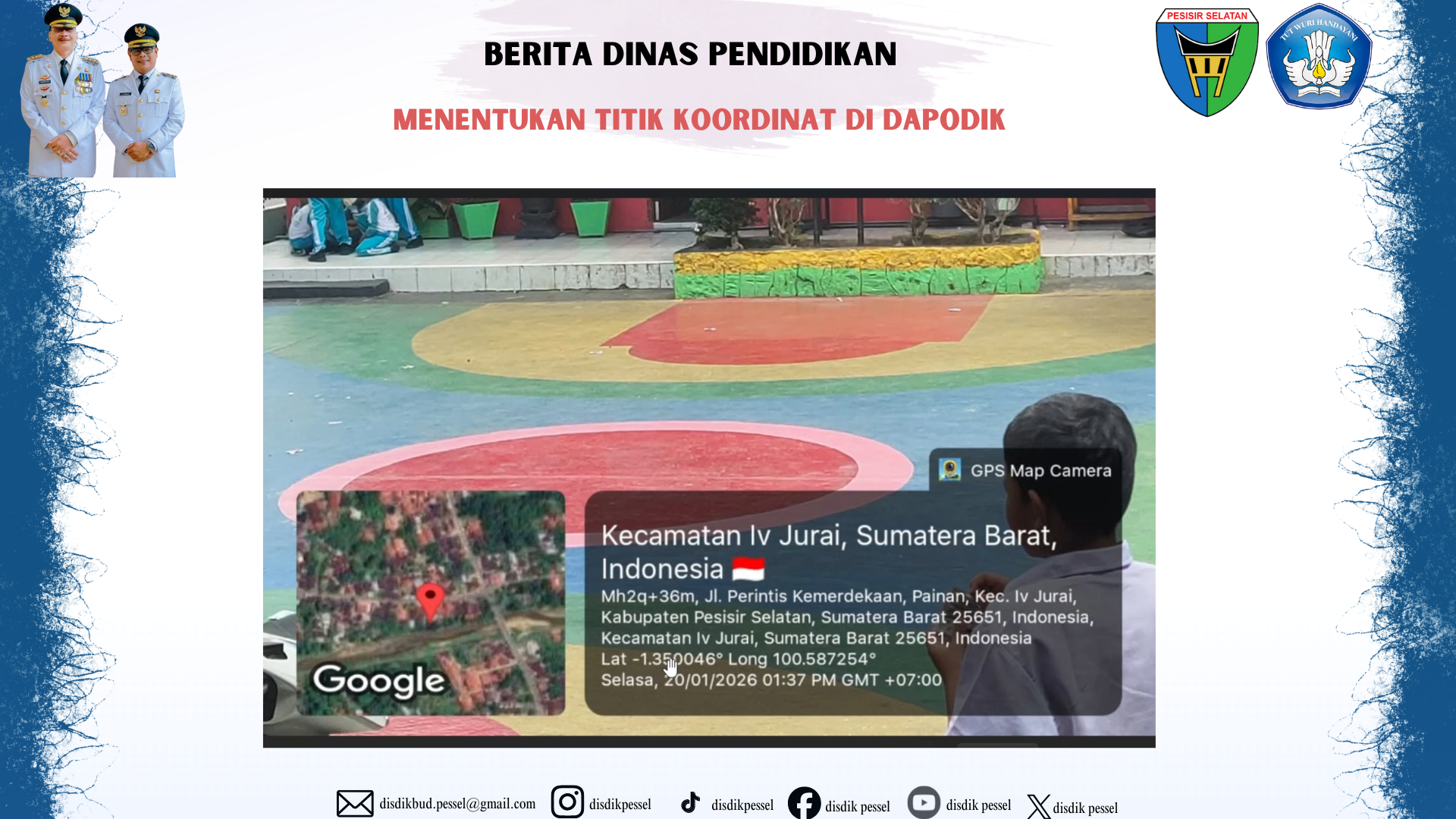 Dinas Pendidikan Pesisir Selatan Berikan Penjelasan Teknis Pemutakhiran Titik Koordinat Sekolah