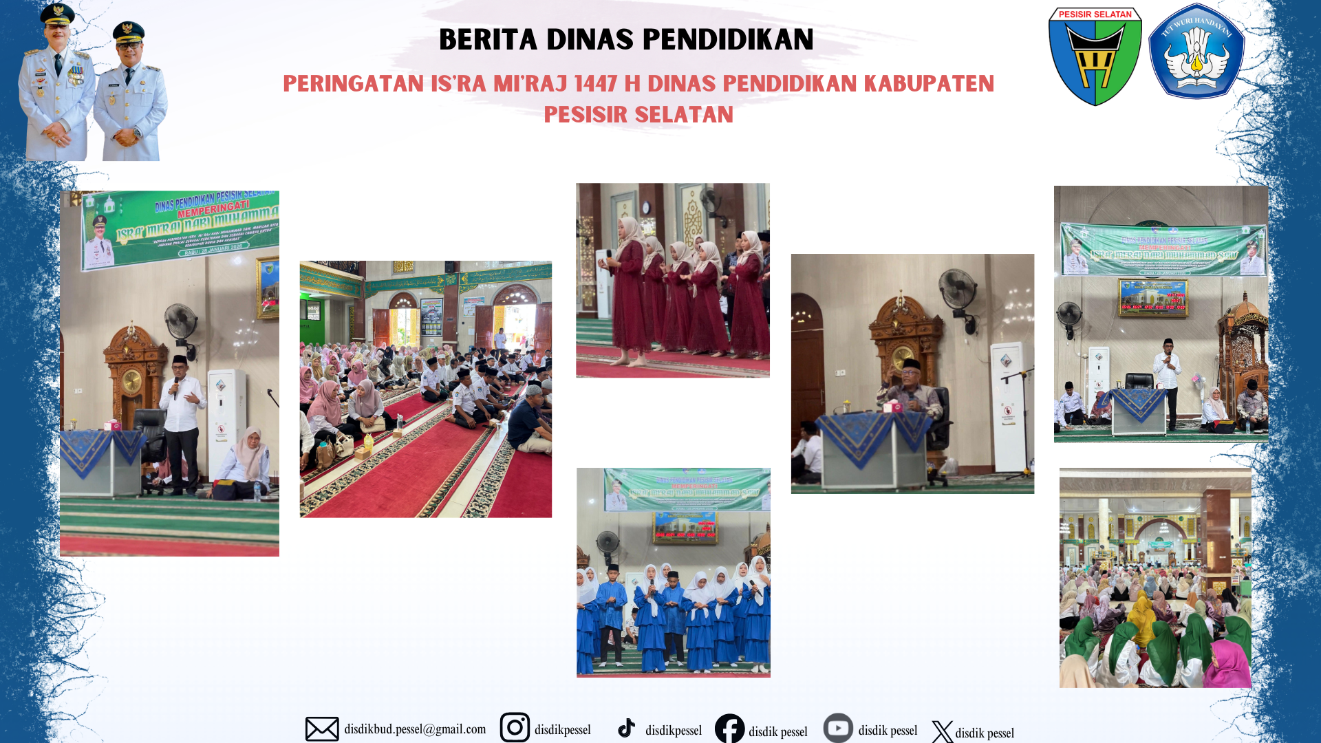 Dinas Pendidikan Kabupaten Pesisir Selatan Peringati Isra’ Mi’raj 1447 H