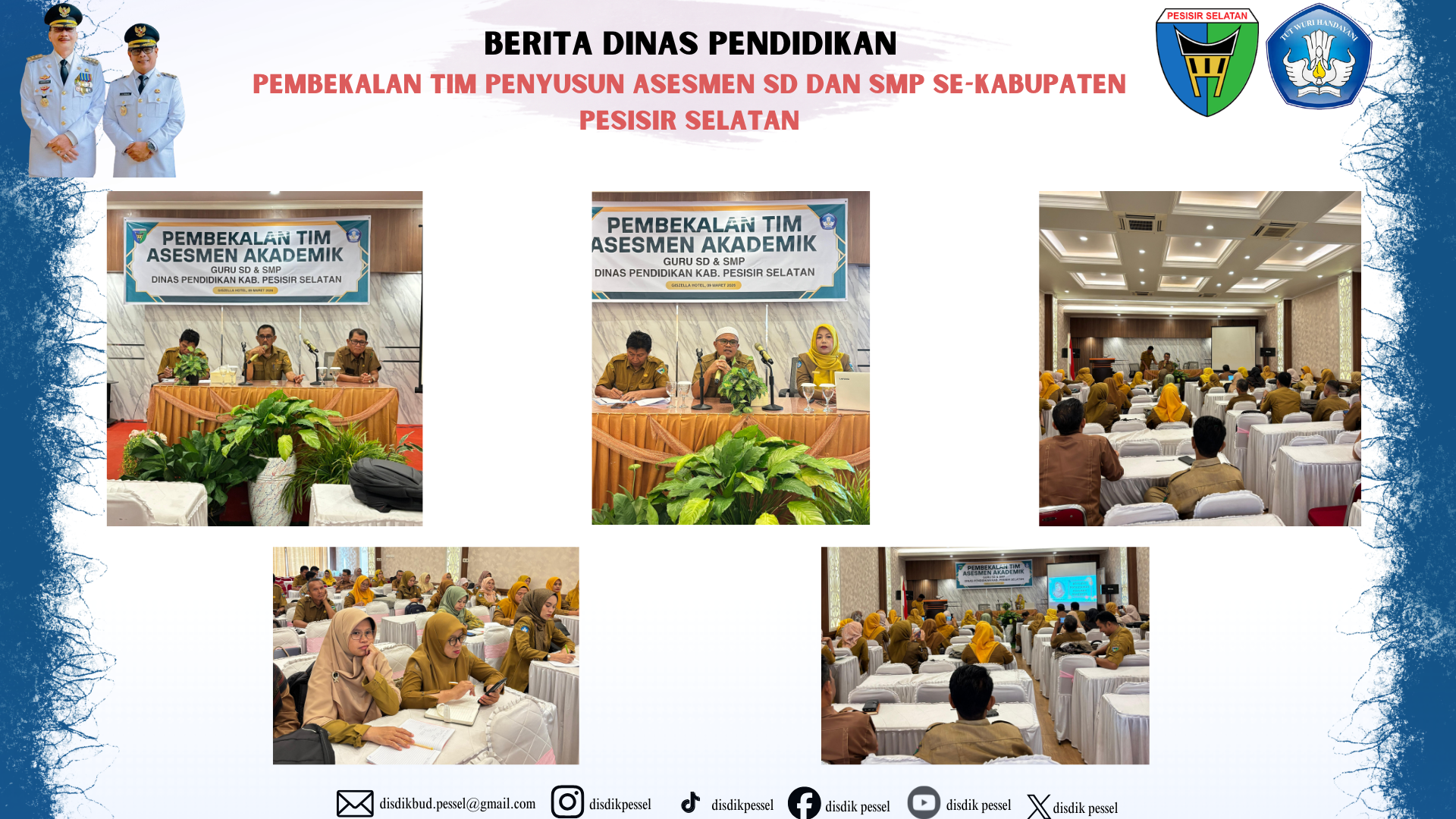 Pembekalan Tim Penyusun TIK (Tes Indikator Kompetensi) Asesmen Daerah SD dan SMP se-Kab Pessel