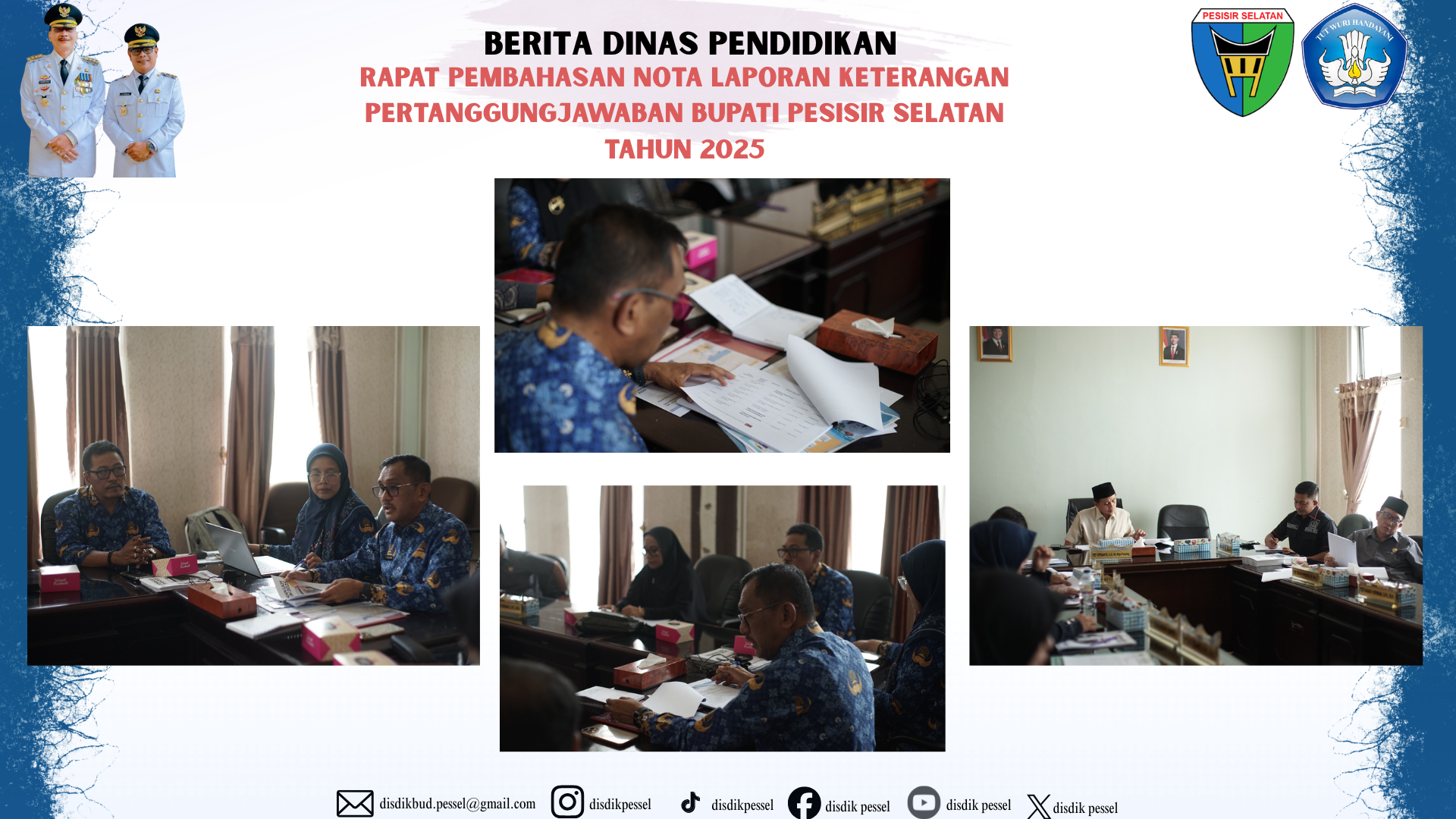 Kepala Dinas Pendidikan dan Jajaran Hadiri Rapat Bersama DPRD