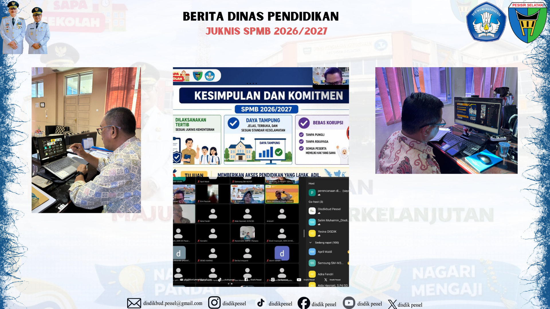 Dinas Pendidikan Pesisir Selatan Sosialisasikan SPMB Tahun 2026