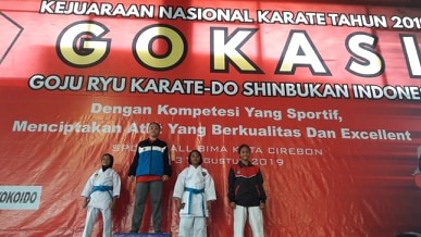 Najwa Wahyu Insani raih mendali Perunggu pada Kejuaraan Nasional Karate 2019 di Cirebon