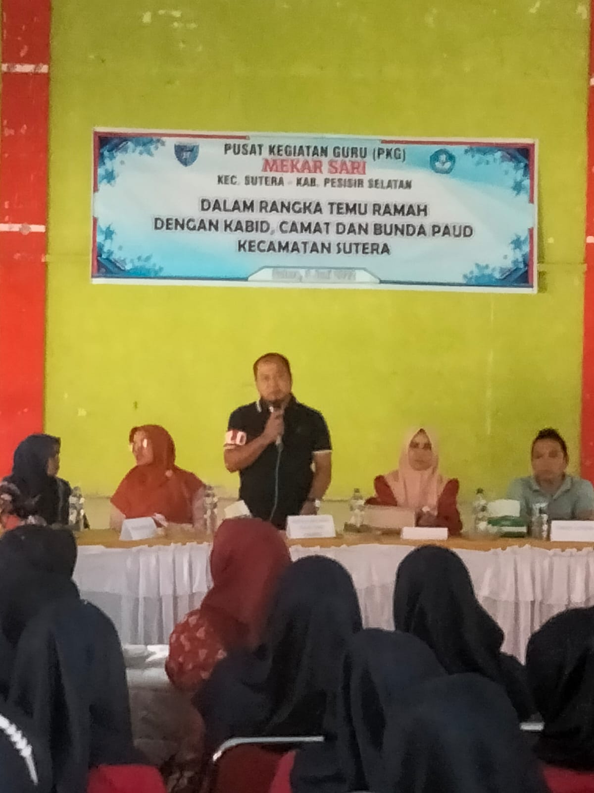 PKG Mekar Sari Kecamatan Sutera adakan Temu Ramah dengan Kabid PAUD Disdikbud Pessel