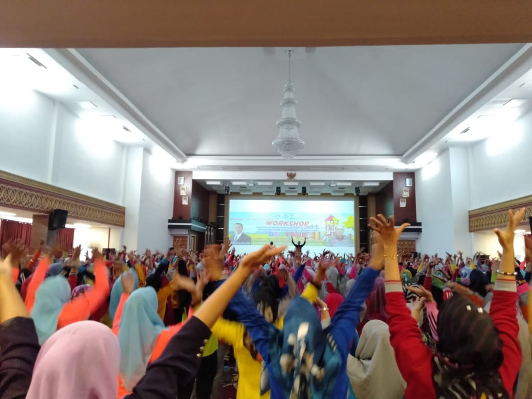 Ratusan Guru PAUD Kabupaten Pesisir Selatan mengikuti workshop B2G di Gedung PCC